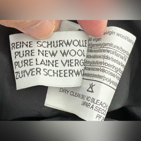 Luxury Designer Louis Feraud Women’s 💯% Schurwolle Virgin Wool Size 10 - Picture 8 of 10